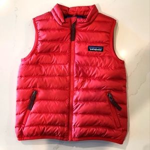 Patagonia Kids Red Puffer Vest